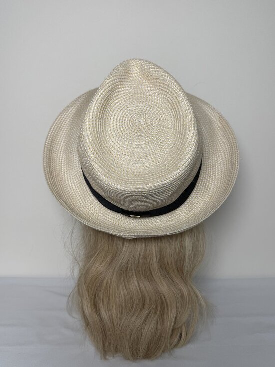 ERIC JAVITS Squishee Classic Fedora Hat Cream Black UPF50 main image 6